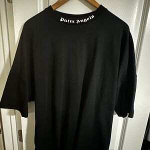 Palm Angels Black Short Sleeve Tee